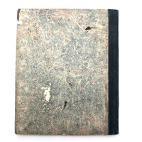 Samuel Gifford 1828 British Math School Notebook (1) with Fraktur Writing