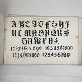 Prang's Alphabets Plain and Ornamental, 1870 (Complete, Pages Loose, Plus Drawings)