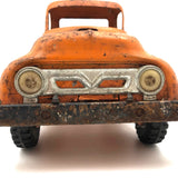 Bright Orange 1957 Tonka Hi-Way Dept. Tractor Trailer