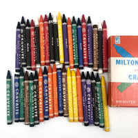 Extra Full Box of 1950s Milton Bradler Crayrite Crayons