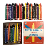 Extra Full Box of 1950s Milton Bradler Crayrite Crayons