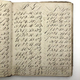 Antique British School Math Notebook, c. 1830