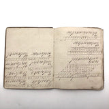 Antique British School Math Notebook, c. 1830