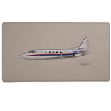 Colored Pencil and Gouache on Board 1974 Rendering of Liggett Group Jet