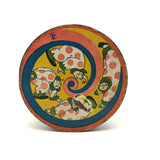 T. Cohn c. 1940s Tin Clown Rattle (Sans Handle)