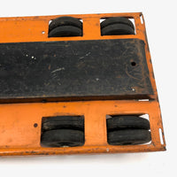 Bright Orange 1957 Tonka Hi-Way Dept. Tractor Trailer