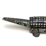 Vintage Made in Japan Tin Litho Bobblehead Alligator