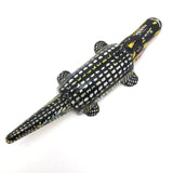 Vintage Made in Japan Tin Litho Bobblehead Alligator