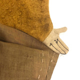 Handmade Felt and Linen Monkey Hand Puppet!