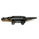 Vintage Made in Japan Tin Litho Bobblehead Alligator