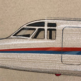 Colored Pencil and Gouache on Board 1974 Rendering of Liggett Group Jet