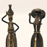 Hans Teppich Mid-Century Brass Judaic Figurines - Set of Four