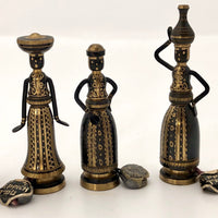 Hans Teppich Mid-Century Brass Judaic Figurines - Set of Four