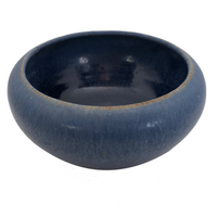 Mottled Blue Glazed Bowl