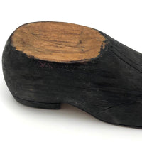 Little Hand-carved Black-Stained Shoe!