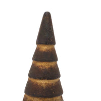 Sculptural Oregon Iron Log Splitting Cone