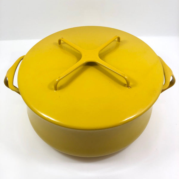 Classic Yellow Enamel Dansk, France Kobenstyle Dutch Oven Set
