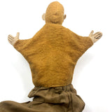 Handmade Felt and Linen Monkey Hand Puppet!