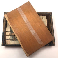 Early Hand-colored Six Sided Victorian Picture Puzzle (Missing a Few Blocks)