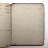 Antique British School Math Notebook, c. 1830