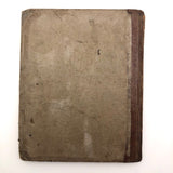 Antique British School Math Notebook, c. 1830