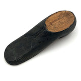 Little Hand-carved Black-Stained Shoe!