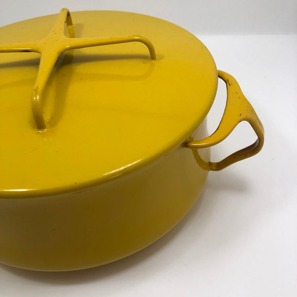 Classic Yellow Enamel Dansk, France Kobenstyle Dutch Oven Set