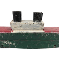 Wonderful Old Painted Tin Boat