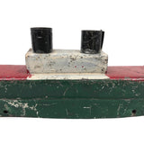 Wonderful Old Painted Tin Boat