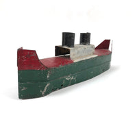 Wonderful Old Painted Tin Boat