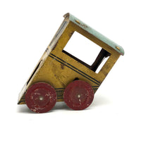 Rare, Unusual Old Tin Litho Penny Toy Inclined Car  (Funicular?)