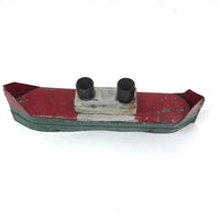 Wonderful Old Painted Tin Boat
