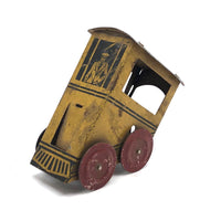 Rare, Unusual Old Tin Litho Penny Toy Inclined Car  (Funicular?)