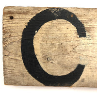 Antique 31 Inch Hand-painted CALICO Sign