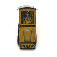 Rare, Unusual Old Tin Litho Penny Toy Inclined Car  (Funicular?)