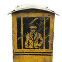Rare, Unusual Old Tin Litho Penny Toy Inclined Car  (Funicular?)