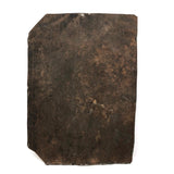 Antique Mexican Retablo on Tin of Madonna, Our Lady of Guadaloupe