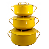 Sold at Auction: 3PC DANSK KOBENSTYLE AND FIESTA LOT. TWO YELLOW