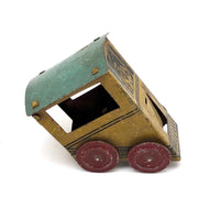 Rare, Unusual Old Tin Litho Penny Toy Inclined Car  (Funicular?)