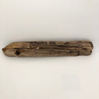 Pyrography Seascape on Driftwood with Lighthouse and Boats