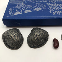 Pewter Towle Shell Game in Original Box