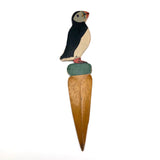 Hand-painted Puffin Letter Opener, Presumed Grenfell Mission
