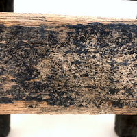 Gorgeous, Much Loved Primitive Stool in Old Blue Paint