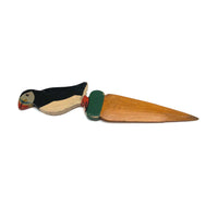 Hand-painted Puffin Letter Opener, Presumed Grenfell Mission