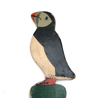 Hand-painted Puffin Letter Opener, Presumed Grenfell Mission