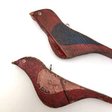 Colorful Carved and Painted Birds by Canadian Folk Artist Yves Robitaille