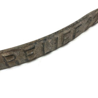 No Relief! (22) Old Cast Iron Found Object