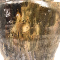 Super Chunky Triple Opening Hand-built Pottery Vase with Drippy Glazing