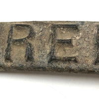 No Relief! (22) Old Cast Iron Found Object