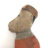 Old Wooden Handmade Climbing Monkey Toy